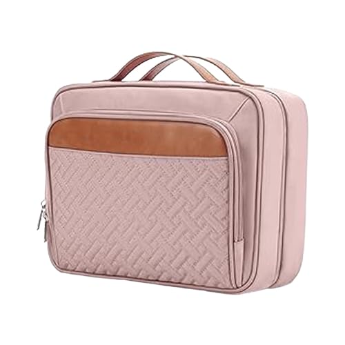 MagiDeal Hängende Kulturtasche, Make-Koffer, tragbar, mit Reißverschluss, Organizer, Kosmetiktasche, Tasche für Damen, Toilettenartikel, Badezimmer, ROSA von MagiDeal