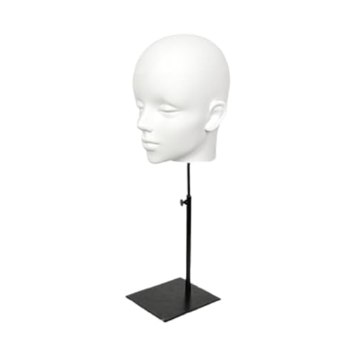 MagiDeal Hüte Perückenständer Frauen Mannequin Kopf Modell Moderne Mode Tischplatte mit Basis für Friseur Ausbildung Anfänger Stylist, Mattweiß MagiDeal Hüte Perückenständer Frauen Mannequin Kopf Modell Moderne Mode Tischplatte mit Basis für Friseur Ausbildung Anfänger Stylist, Mattweiß von MagiDeal