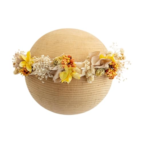 MagiDeal Neugeborene Blumenstirnband 0-6 Monate Kopfstück Vitierstöpelkostüm Zubehör Geschenk Haarband Blumenkrone für Kleinkinder Kleinkinder, Style F von MagiDeal