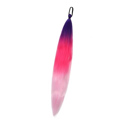 MagiDeal Pferdeschwanz Haar Perücke Haare Erweiterung glatt 65 cm weiche DIY mit Haarkrawatte für Urlaub Halloween Geburtstag Frauen täglich Make -up, C25 von MagiDeal
