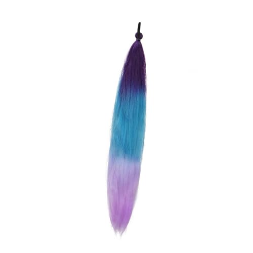 MagiDeal Pferdeschwanz Haar Perücke Haare Erweiterung glatt 65 cm weiche DIY mit Haarkrawatte für Urlaub Halloween Geburtstag Frauen täglich Make -up, C26 von MagiDeal