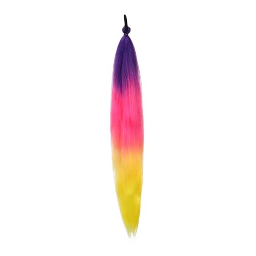 MagiDeal Pferdeschwanz Haar Perücke Haare Erweiterung glatt 65 cm weiche DIY mit Haarkrawatte für Urlaub Halloween Geburtstag Frauen täglich Make -up, C39 von MagiDeal
