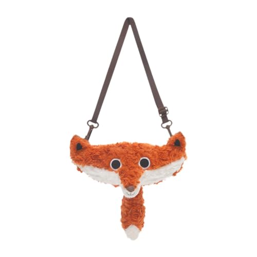 MagiDeal Plüsch Bag Crossbody Tasche Tier dekorative Beutel Leichte Tierbeutel Schultertasche für Geschenke Erwachsene Teenager Familie von MagiDeal
