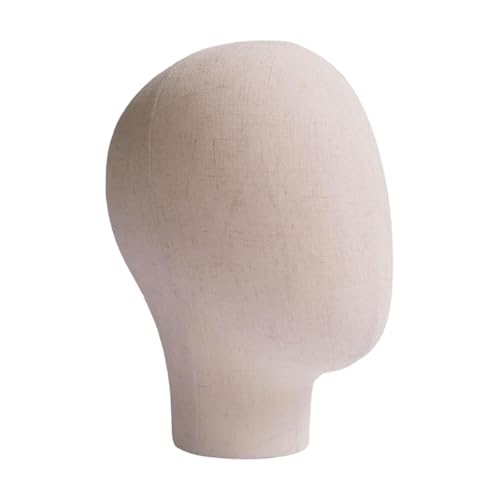 MagiDeal Schaufensterpuppenkopf-Modell für Herren, Schaumstoff und Stoff, vielseitiges Accessoire, Hut-Aufbewahrungsregal, Höhe 27 cm, für Brillen, Kopfhörer, von MagiDeal
