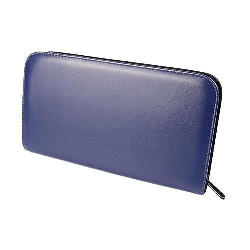 MagiDeal Scherentasche, Haarscherentasche für Friseur, aufrollbarer Organizer, PU-, Friseurscherenhalter, Werkzeugscherentasche für Friseur, Blau von MagiDeal