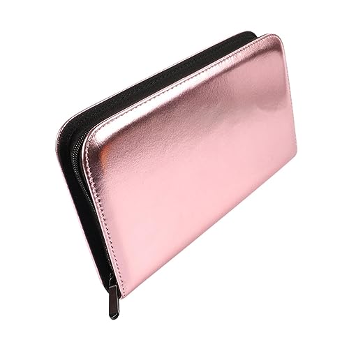 MagiDeal Scherentasche, Haarscherentasche für Friseur, aufrollbarer Organizer, PU-, Friseurscherenhalter, Werkzeugscherentasche für Friseur, ROSA von MagiDeal