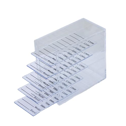 MagiDeal Wimpernspeicherbox Lash Display Organizer Staubdicht von bruchsicherem Behälter Make -up Halter Wimpernpalette für Make -up -Kosmetik, Klar von MagiDeal