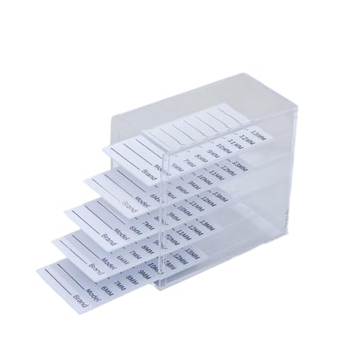 MagiDeal Wimpernspeicherbox Lash Display Organizer Staubdicht von bruchsicherem Behälter Make -up Halter Wimpernpalette für Make -up -Kosmetik, Weiß von MagiDeal