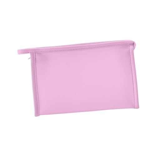 MagiDeal wasserdichte Make-up-Tasche aus PVC mit Reißverschlüssen, multifunktionale Kosmetiktasche, Kulturbeutel für Essentials, Strand, Flughafen, Damen und, Violett von MagiDeal