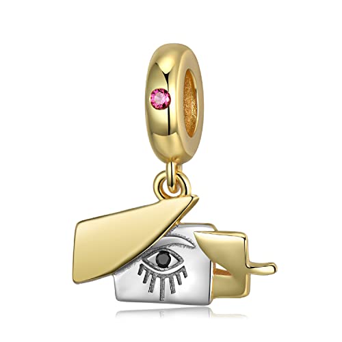 Magic Charms Türkisch Evil Eye Anhänger für Armband Halskette 925 Sterling Silber Gold Schutz Lucky Evil Eye Charm Schmuckherstellung für Mutter Tochter Schwester Frauen Mädchen Good Luck Geschenke von Magic Charms