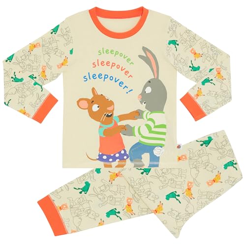 Magic Light Pip & Posy Unisex Pyjama-Set, lang, 100 % Baumwolle, beige, 18-24 Months von Magic Light