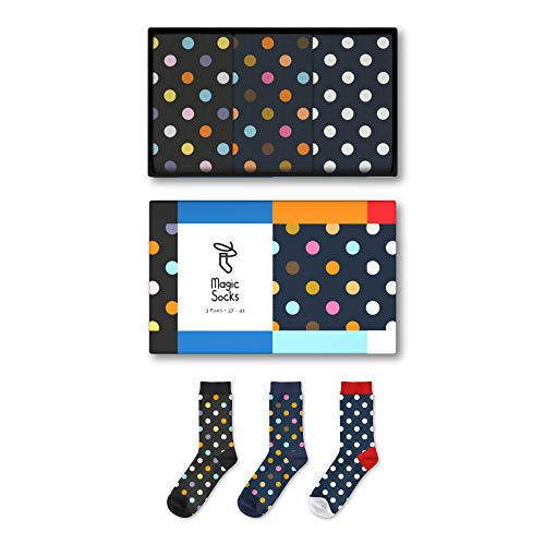 Magic Socks 3er Pack Triple Dots Box (37-41) von Magic Socks