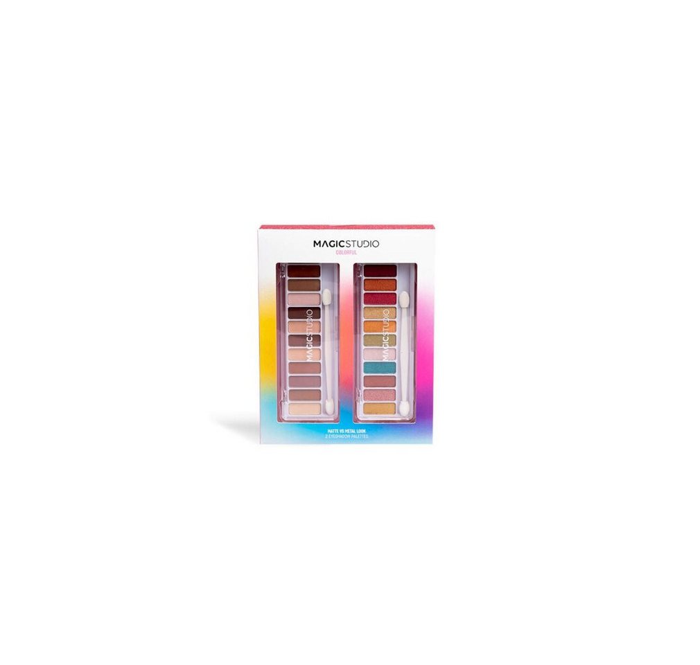 Magic Studio Augen-Make-Up-Set Powerful Cosmetics Magic Paleta Doble Matte y Metal 24 Colores Magic Studio Augen-Make-Up-Set Powerful Cosmetics Magic Paleta Doble Matte y Metal 24 Colores von Magic Studio