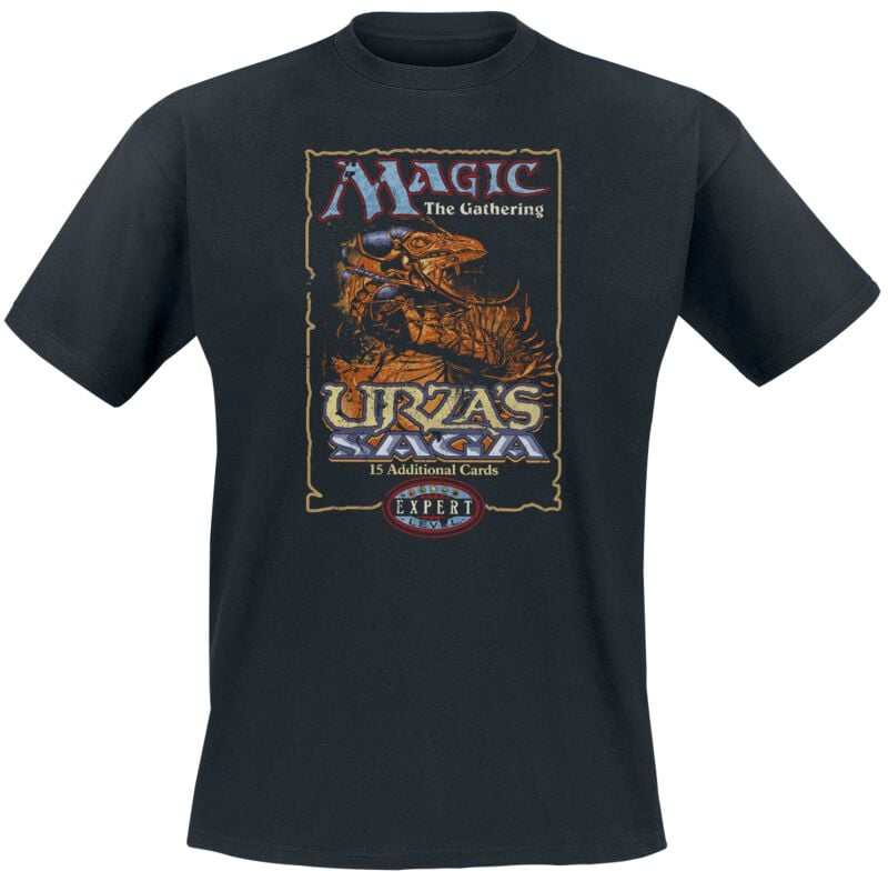 Magic The Gathering - Gaming T-Shirt - Dragon - S bis XXL - für Männer - Größe L - schwarz von Magic The Gathering