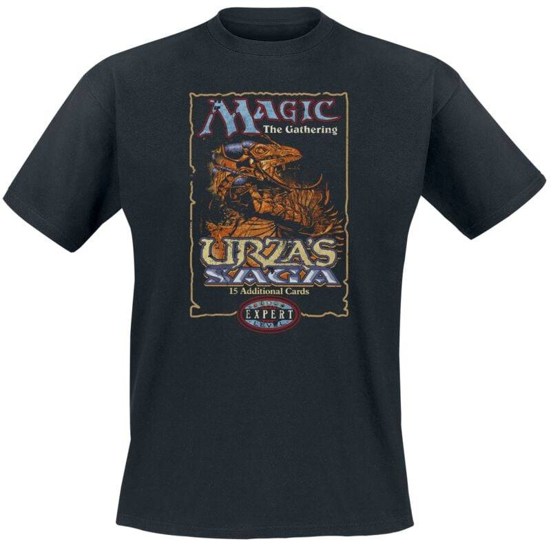 Magic The Gathering - Gaming T-Shirt - Dragon - S bis XXL - für Männer - Größe L - schwarz von Magic The Gathering
