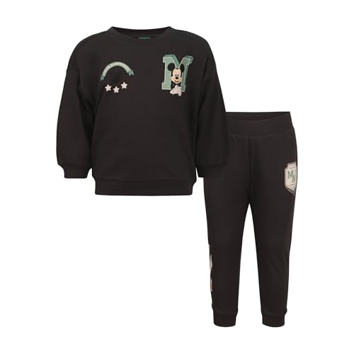 Magic Threadz Disney Clothes Baby Jungen Hose Set - Mickey Mouse Pooh Cars Toy Story Spiderman Outfit Set (0/3M-24M), Schwarz, 24M US von Magic Threadz