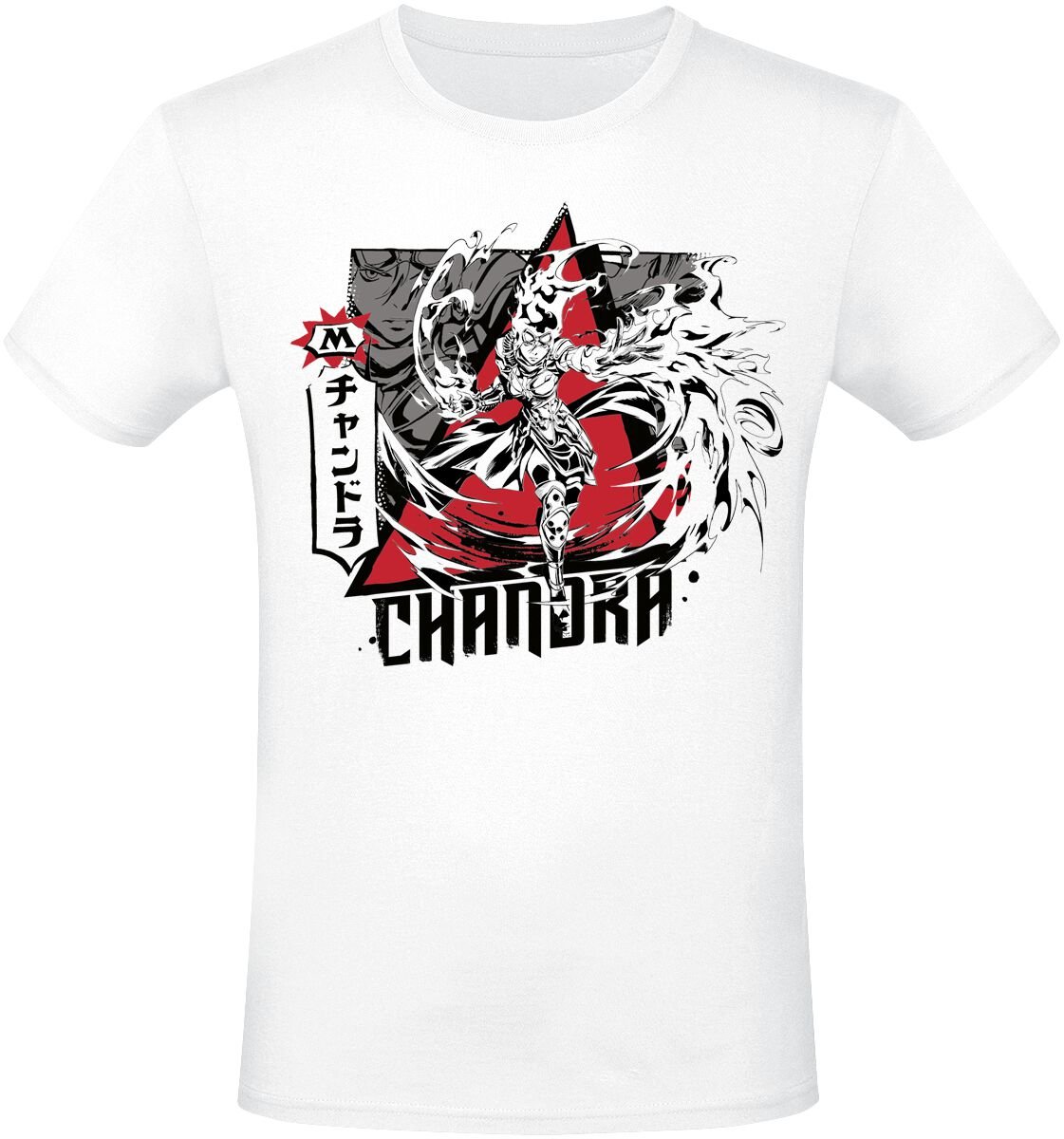 Magic: The Gathering Chandra T-Shirt weiß in M von Magic: The Gathering