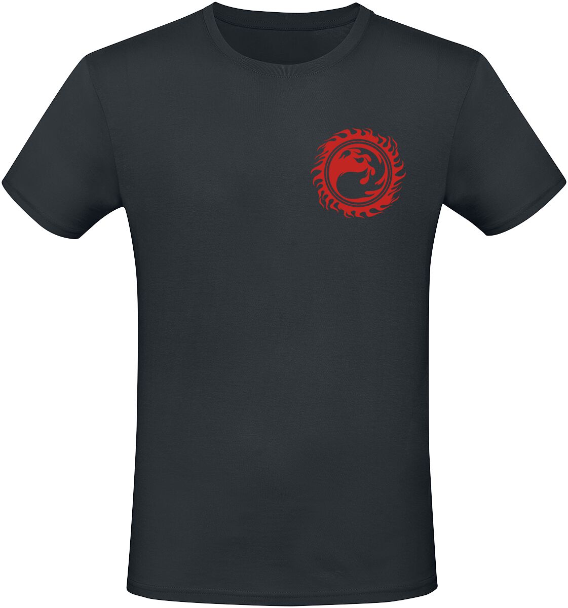 Magic: The Gathering Red Mana T-Shirt schwarz in L von Magic: The Gathering