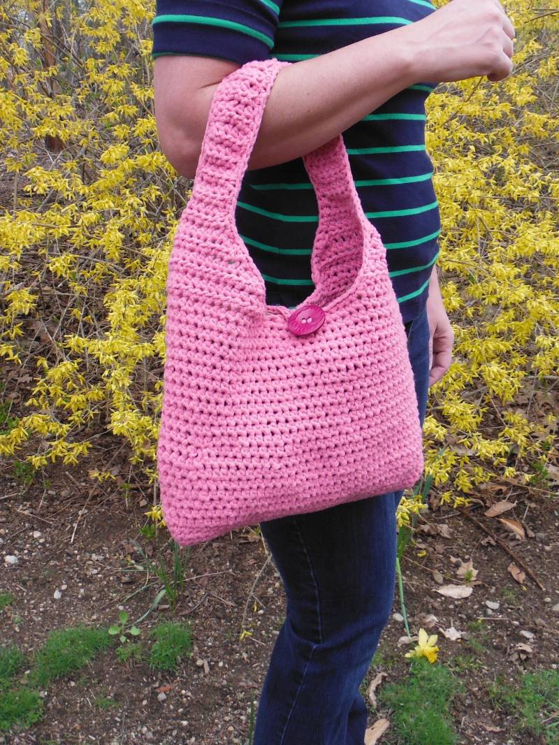 Dusty Rose Handgemachte Tasche, Häkeltasche, Sommer Häkeltasche Dusty Rose Handgemachte Tasche, Häkeltasche, Sommer Häkeltasche von MagicBeansFarm