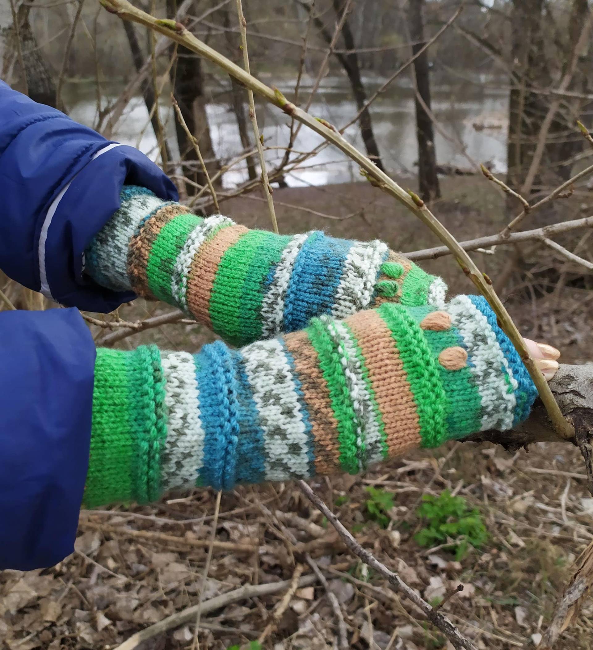 Fingerlose Handschuhe Aus Wolle, Handschuhe, Frauen Muff, Autohandschuhe, Handwärmer, Armstulpen, Winterfäustlinge von MagicCrochetStyle