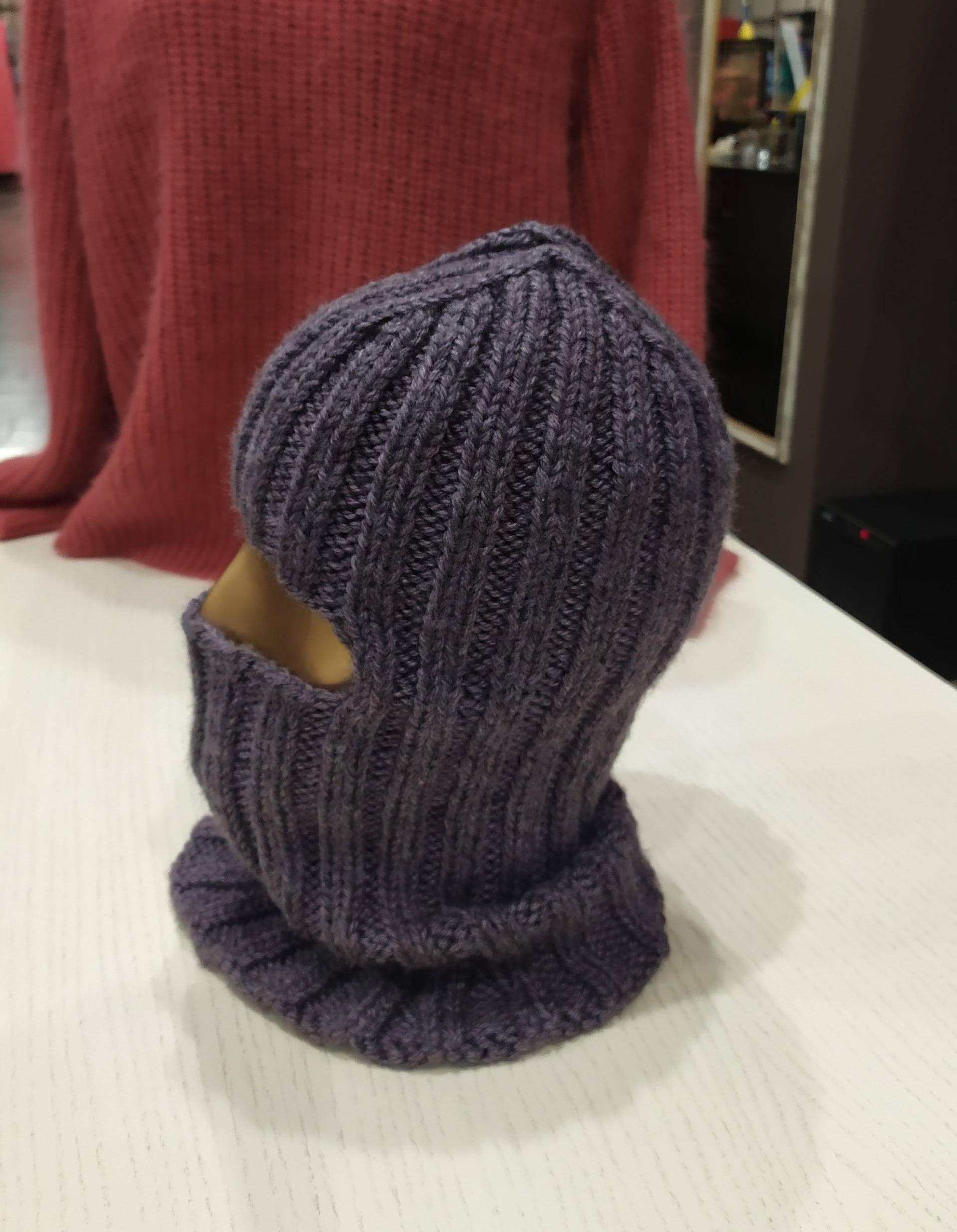 Gesichtsmaske, Wolle Balaclava Mütze, Winter Gesichtsmaske Für Damen Und Herren, Ski Maske, Unisex Gesichtsbedeckung. Kapuzenschal. Gestrickte Kapuze von MagicCrochetStyle