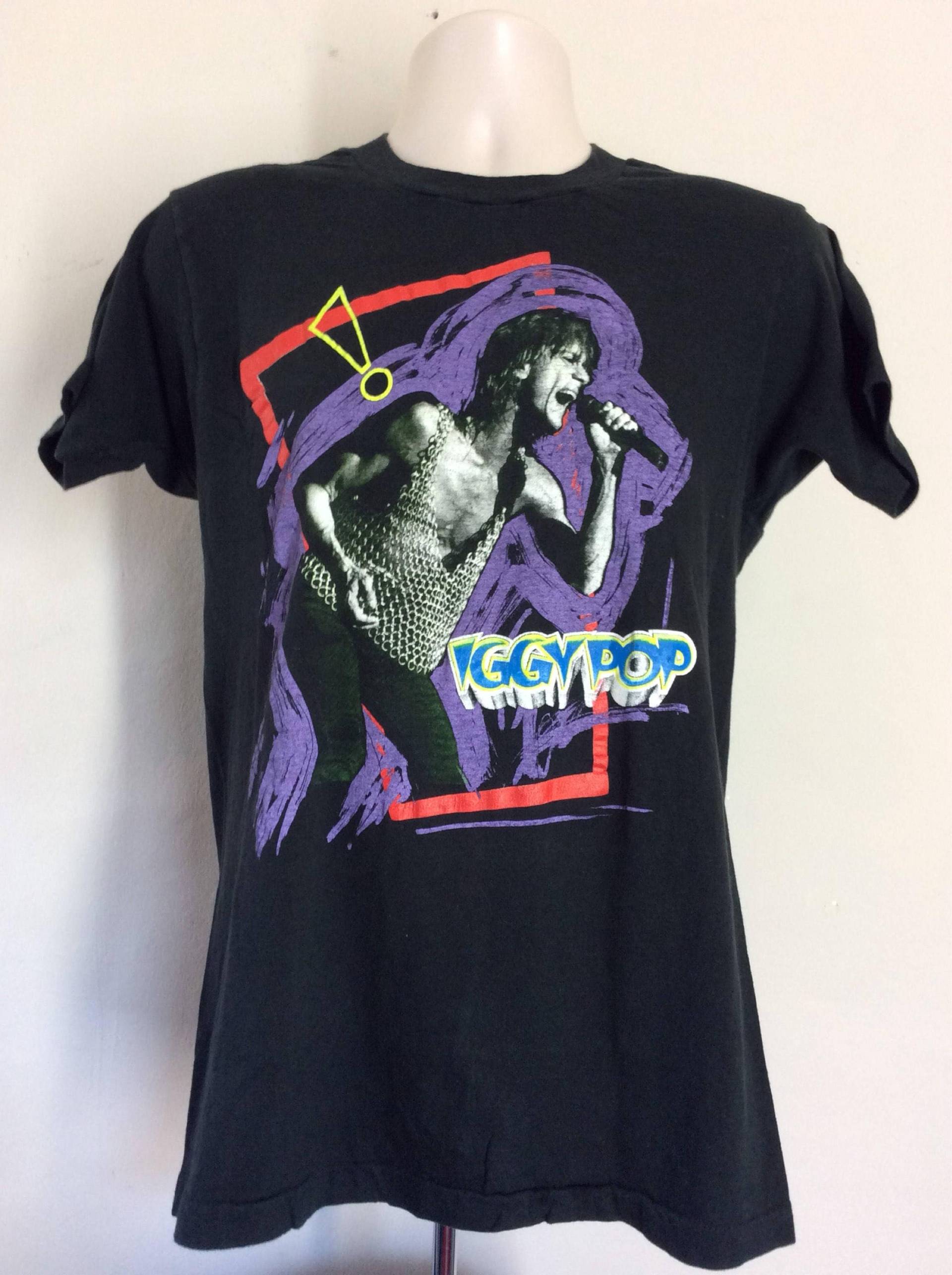 Vtg 1988 Iggy Pop T-Shirt Schwarz M/L 80Er Jahre Instinct Punk Rocking Screen Stars Vtg 1988 Iggy Pop T-Shirt Schwarz M/L 80Er Jahre Instinct Punk Rocking Screen Stars von MagicFlyVintage