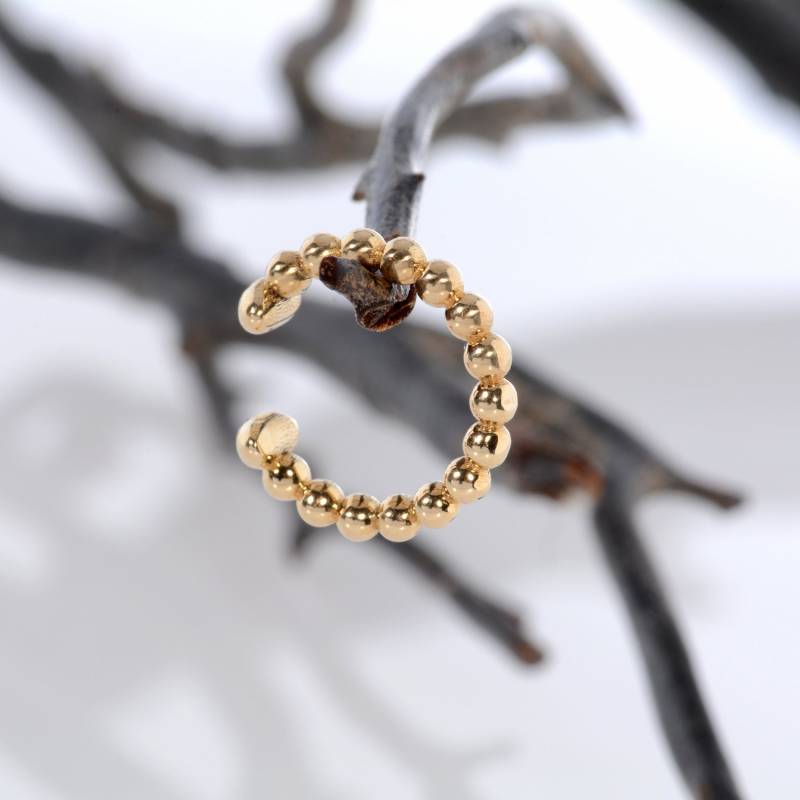 Ear Cuff Non Pierced 14K Solid Gold Septum Ring Ohr Jacke Helix Hoop Ohrring Knorpel Conch von MagicHammer