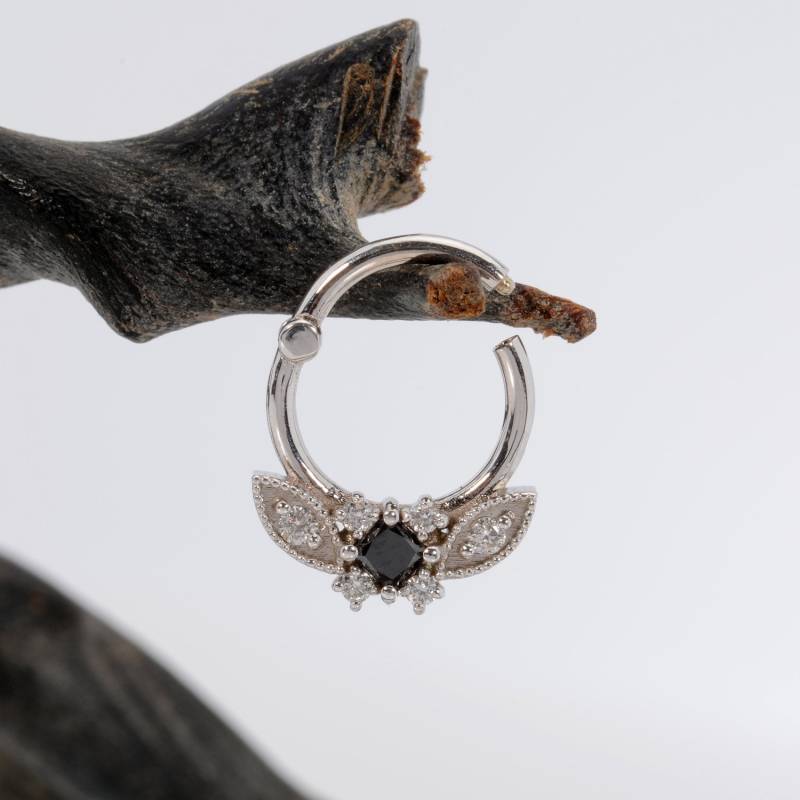 Helix Piercing Ohrring 14K Gold Diamant Daith Knorpel Schmuck Nasenring von MagicHammer