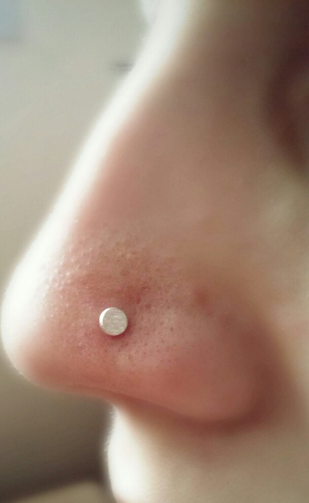 Nase Stud Nasen Piercing Nasenring Tragus - Knorpel Ohrring Sterling Silber Schmuck von MagicHammer