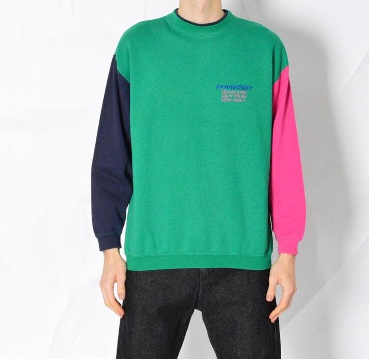 Vintage 90Er Unisex Grün Pink Color Block Enbrodeed Entdeckung Sweatshirt Rave Pullover Grösse S Vintage 90Er Unisex Grün Pink Color Block Enbrodeed Entdeckung Sweatshirt Rave Pullover Grösse S von MagicKale