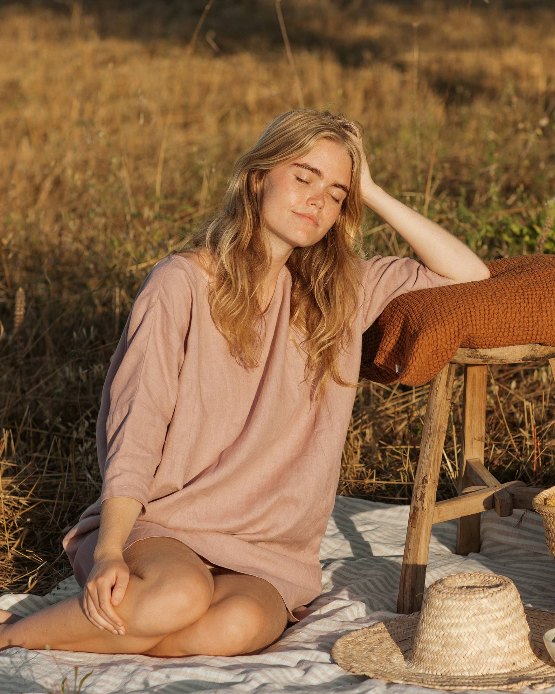 Sommerkleid Aruba | Langes Umstandskleid Kleid in Übergröße Maxikleid Sommerkleider Für Frauen von MagicLinen