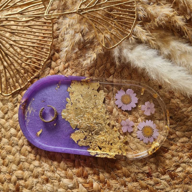 Boho Schälchen Schmuckschale Resin Bowl | Suitable Jewelies Case For Jewelries & Gem Lovers von MagicMysticalJ