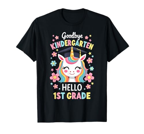 Goodbye Kindergarten Hello First Grade Einhorn Mädchen Kleinkinder T-Shirt Goodbye Kindergarten Hello First Grade Einhorn Mädchen Kleinkinder T-Shirt von Magical First Grade Unicorn Back to School Gift