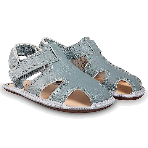 Magical Shoes Babysandalen, Sandalen, Minimalschuhe Baby Mädchen & Jungen, Barfußschuhe weich leicht, Barefoot Kids, minimalistische Schuhe, Kinderschuhe, Baby Blau Gr. 20, Janu von Magical Shoes