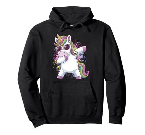 Dabbing Unicorn Dance Grafik für Kinder und Frauen Pullover Hoodie von Magical Unicorn Apparel for Everyone Who Loves