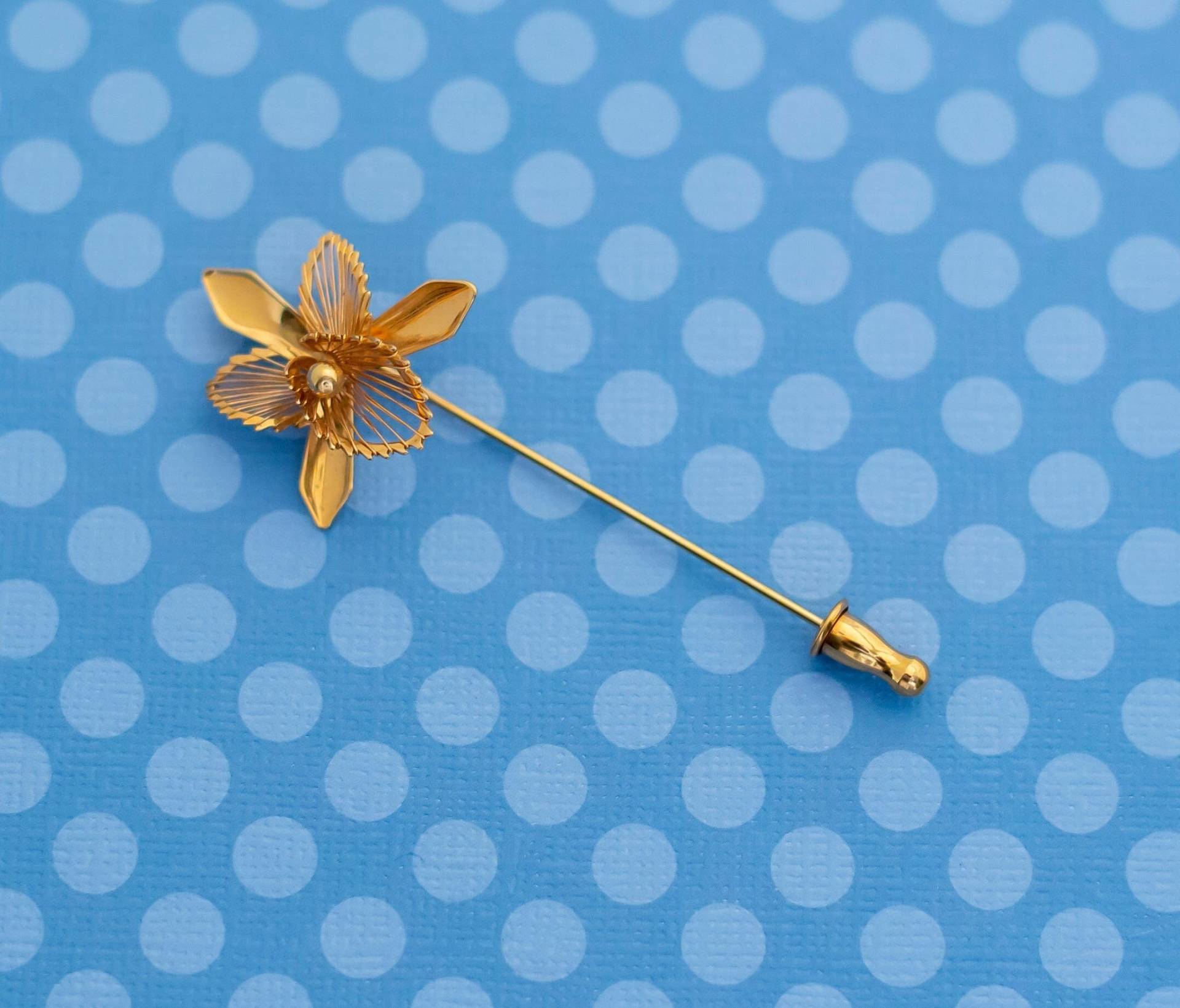 Vintage Art Deco Floral Gold Ton Stickpin Von Monet - M9 von MagicalByMagical