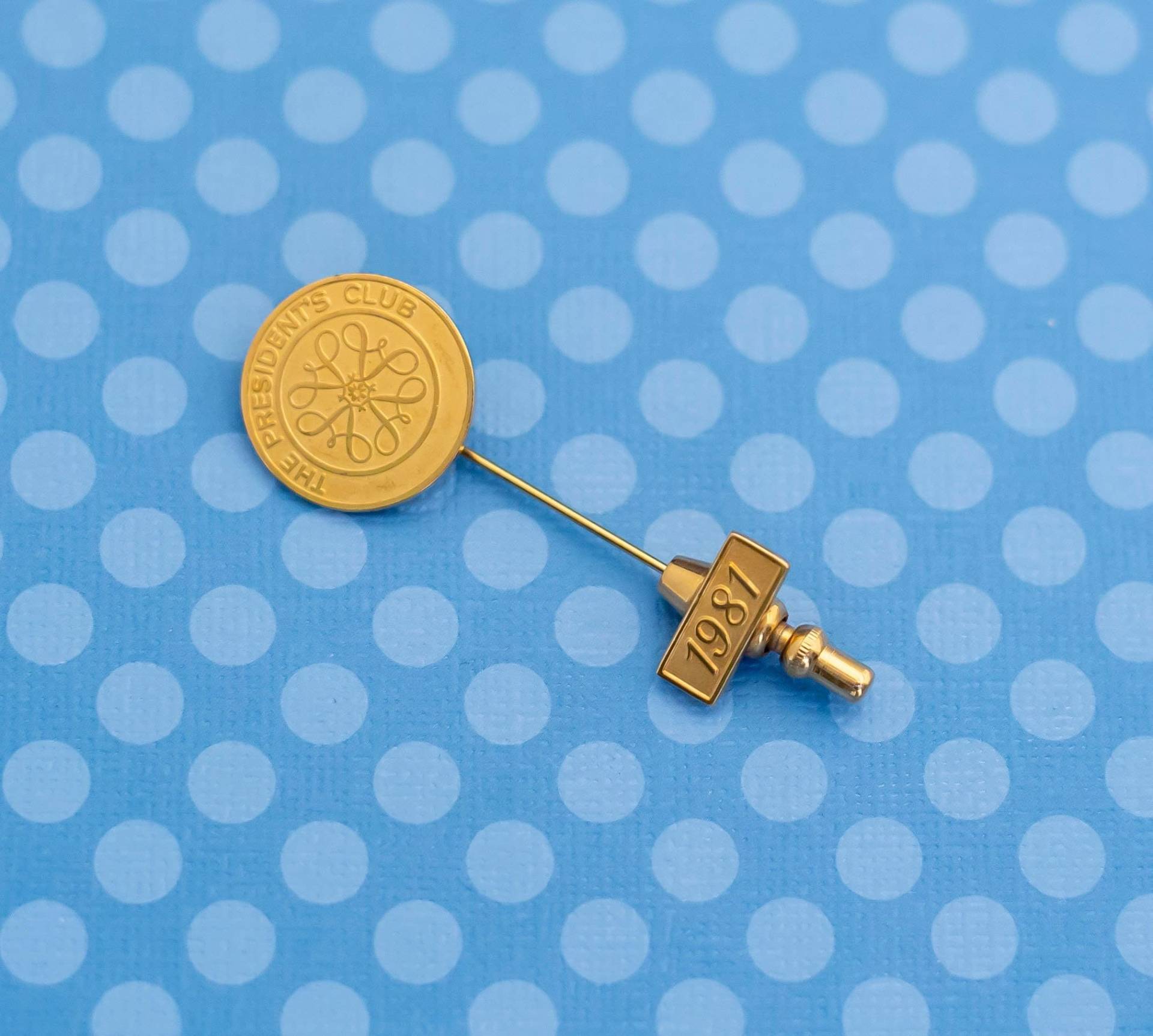 Vintage The President Es Club 1981 Gold Ton Stickpin Von Avon - M19 von MagicalByMagical