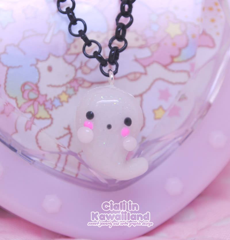 Kawaii Geist Halloween Halskette von MagicalKawaiiland