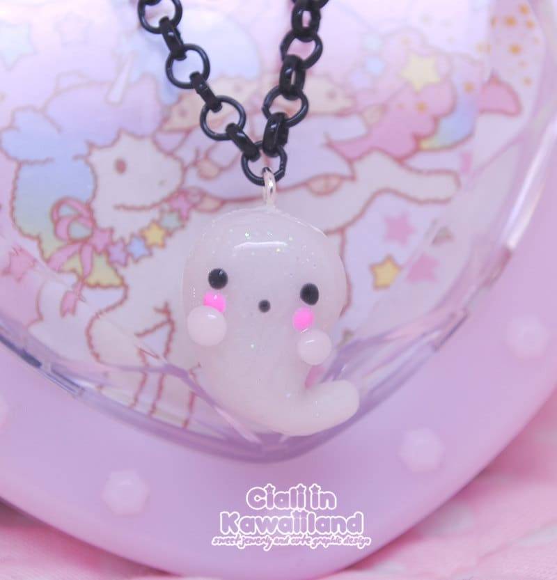 Kawaii Geist Halloween Halskette Kawaii Geist Halloween Halskette von MagicalKawaiiland