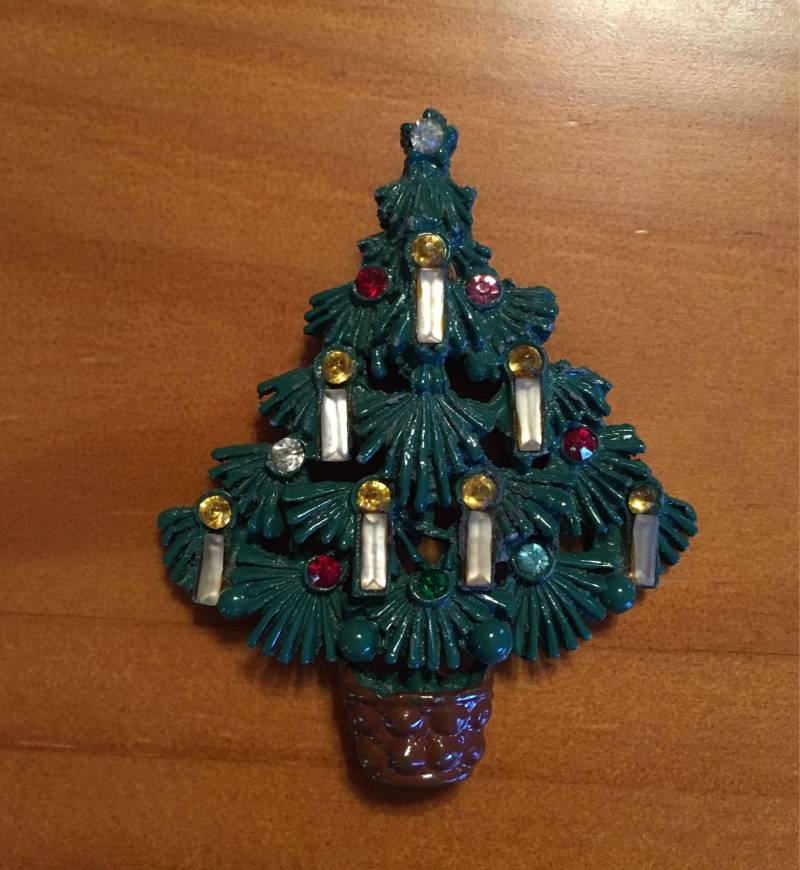 60Er Jahre Emaille Und Strass Weihnachtsbaum Brosche - Vintage Weihnachts Pin 60Er Jahre Emaille Und Strass Weihnachtsbaum Brosche - Vintage Weihnachts Pin von MagicalNostalgia