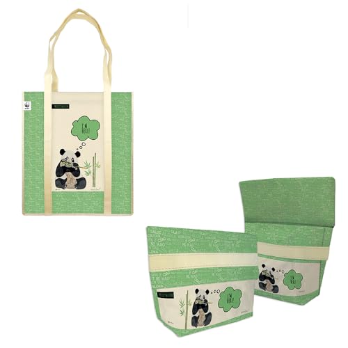 Magicamente Carta Taschen-Set, Panda, Kit Pochette + Shopper Coordinati Magicamente Carta Taschen-Set, Panda, Kit Pochette + Shopper Coordinati von Magicamente Carta