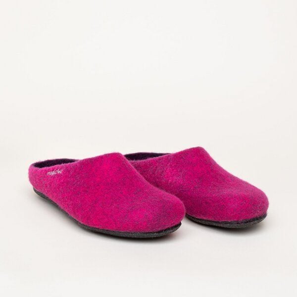 Magicfelt Filz-Hausschuh 709 aus 100% Merino-Wolle | Pantoffel für Damen & Herren mit anatomisch geformter Filz-Latex-Sohle - Made in Tirol von Magicfelt