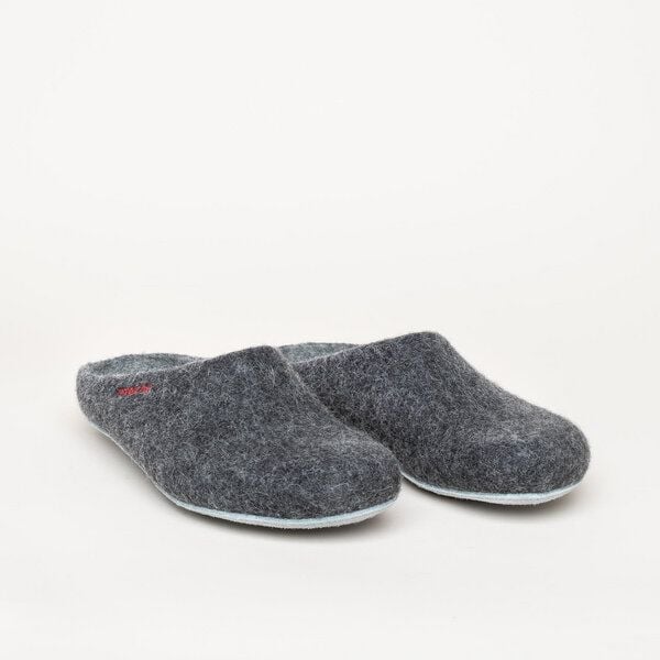Magicfelt Filz-Hausschuh AP 701 aus 100% Merino-Wolle | Pantoffeln für Damen & Herren mit hochwertiger Ledersohle - Made in Tirol von Magicfelt