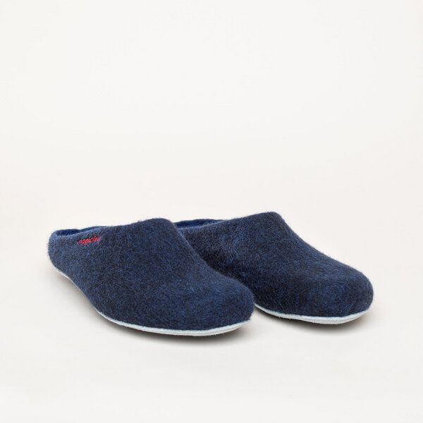 Magicfelt Filz-Hausschuh AP 701 aus 100% Merino-Wolle | Pantoffeln für Damen & Herren mit hochwertiger Ledersohle - Made in Tirol von Magicfelt