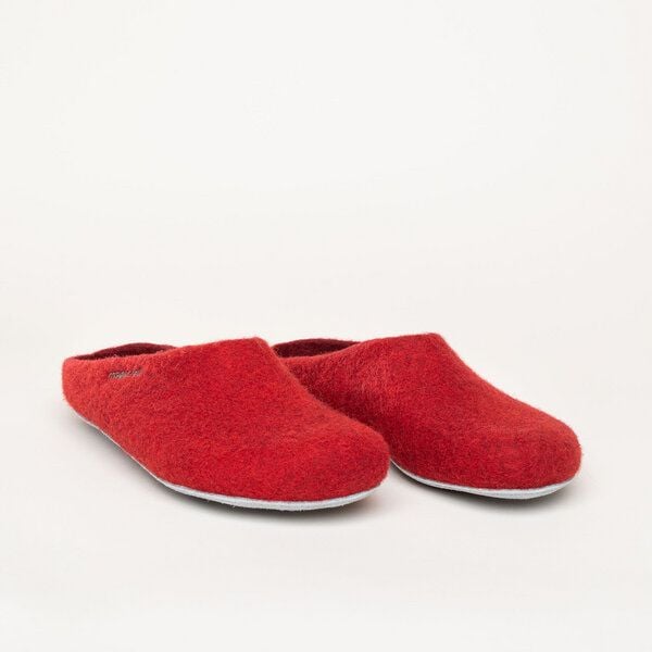 Magicfelt Filz-Hausschuh AP 701 aus 100% Merino-Wolle | Pantoffeln für Damen & Herren mit hochwertiger Ledersohle - Made in Tirol von Magicfelt