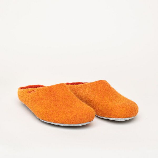 Magicfelt Filz-Hausschuh AP 701 aus 100% Merino-Wolle | Pantoffeln für Damen & Herren mit hochwertiger Ledersohle - Made in Tirol von Magicfelt