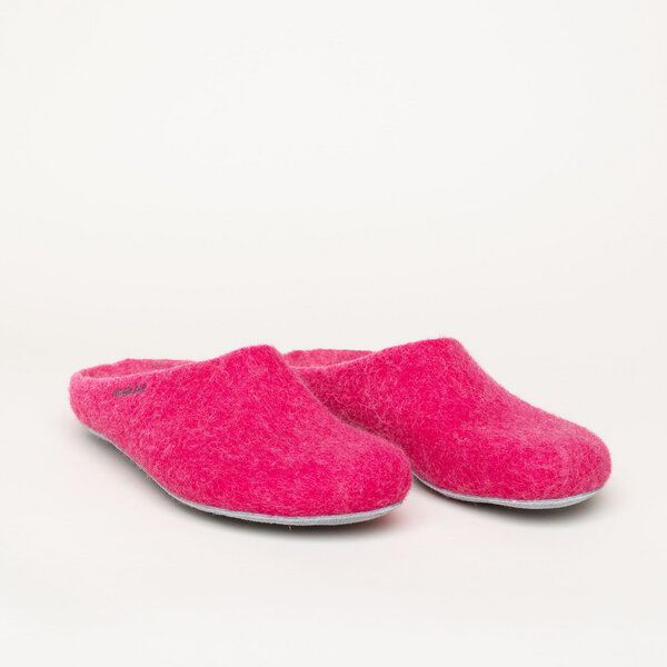 Magicfelt Filz-Hausschuh AP 701 aus 100% Merino-Wolle | Pantoffeln für Damen & Herren mit hochwertiger Ledersohle - Made in Tirol von Magicfelt