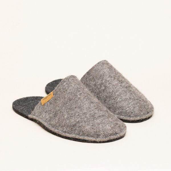 Magicfelt Filz-Pantoffel Magic Travel aus 100% recycelter Schurwolle für Damen & Herren - perfekt für Reisen & Zuhause von Magicfelt