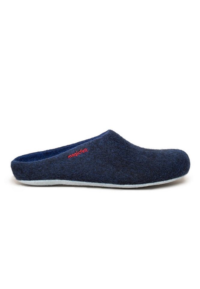 Magicfelt Filz Pantoffel (1-tlg) Pantoffeln - Aus feinster, handgelesener Schurwolle, Mit Ledersohle Magicfelt Filz Pantoffel (1-tlg) Pantoffeln - Aus feinster, handgelesener Schurwolle, Mit Ledersohle von Magicfelt