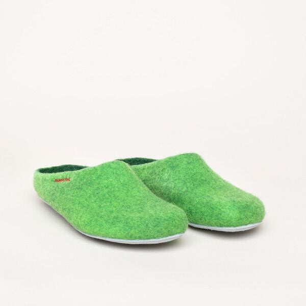 Magicfelt Filz-Hausschuh AP 701 aus 100% Merino-Wolle | Pantoffeln für Damen & Herren mit hochwertiger Ledersohle - Made in Tirol von Magicfelt